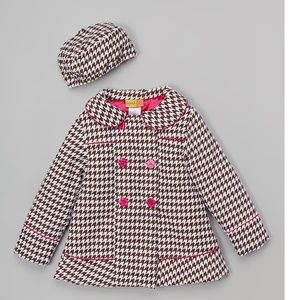 Penelope Mack Houndstooth Coat and Matching Hat 4